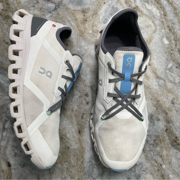 ON CLOUD X 3 AD in Undyed-White/ Niagara Men’s 10.5 - Picture 1 of 10
